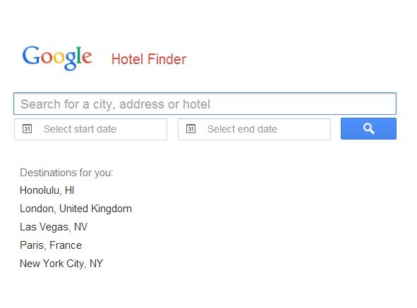 Google Hotel Finder