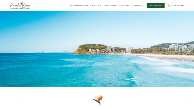 Paradise Grove Website Launch