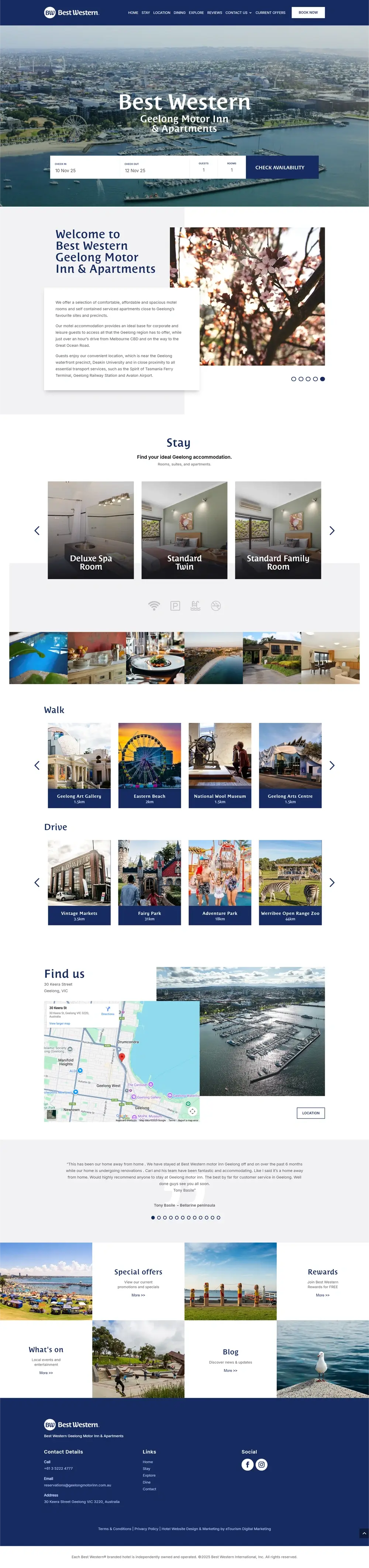 Geelong Motor<br />
Inn & Apartments