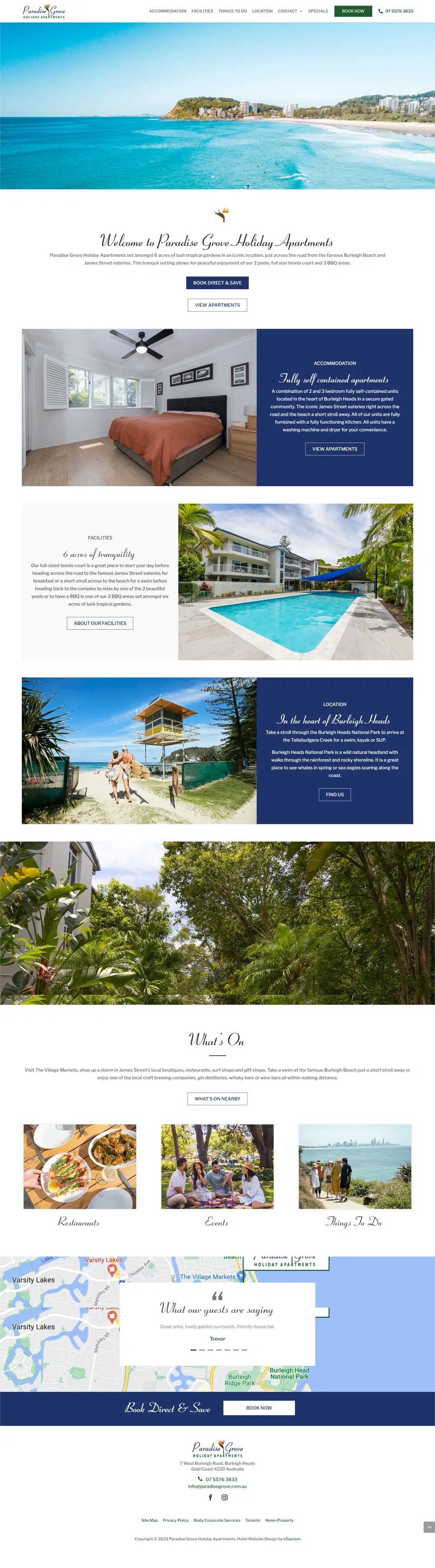 Paradise Grove Holiday Apartments